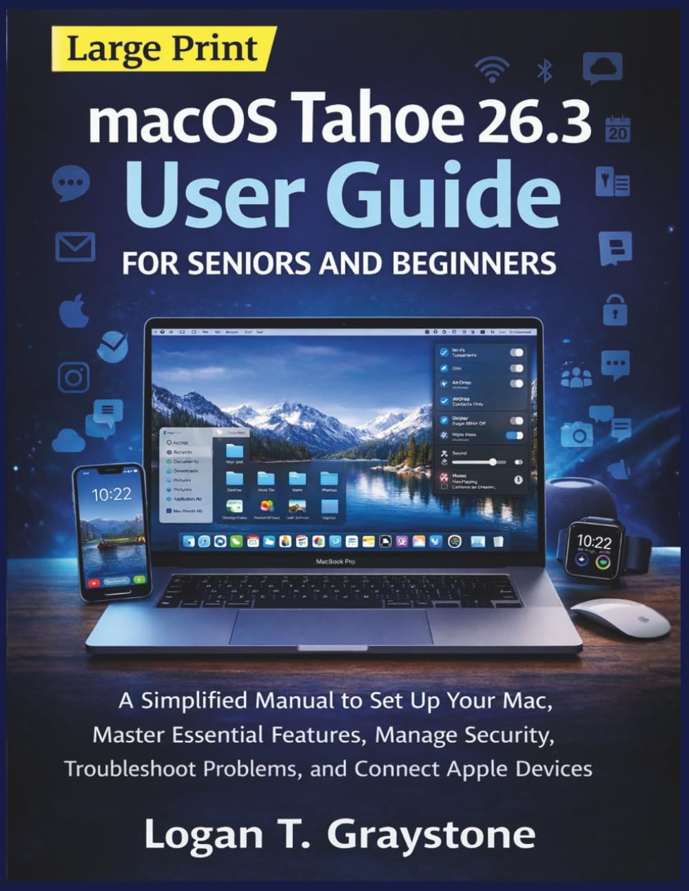 macOS Tahoe 26.3 User Guide for Seniors and Beginners: A Simplified Manual to Set Up Your Mac, Master Essential Features, Manage Security, ... Apple Devices (Apple Smart Guides Collection)
