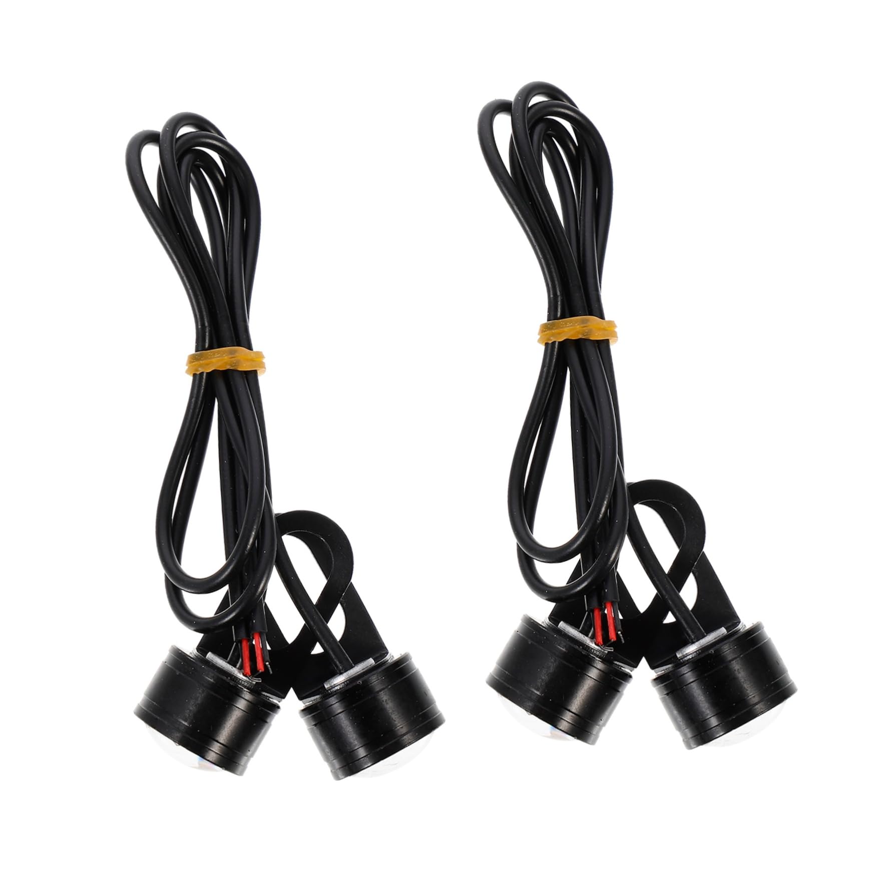 CALLARON4pcs Daytime Running Light Light Mirror Light Aluminum Alloy Refit