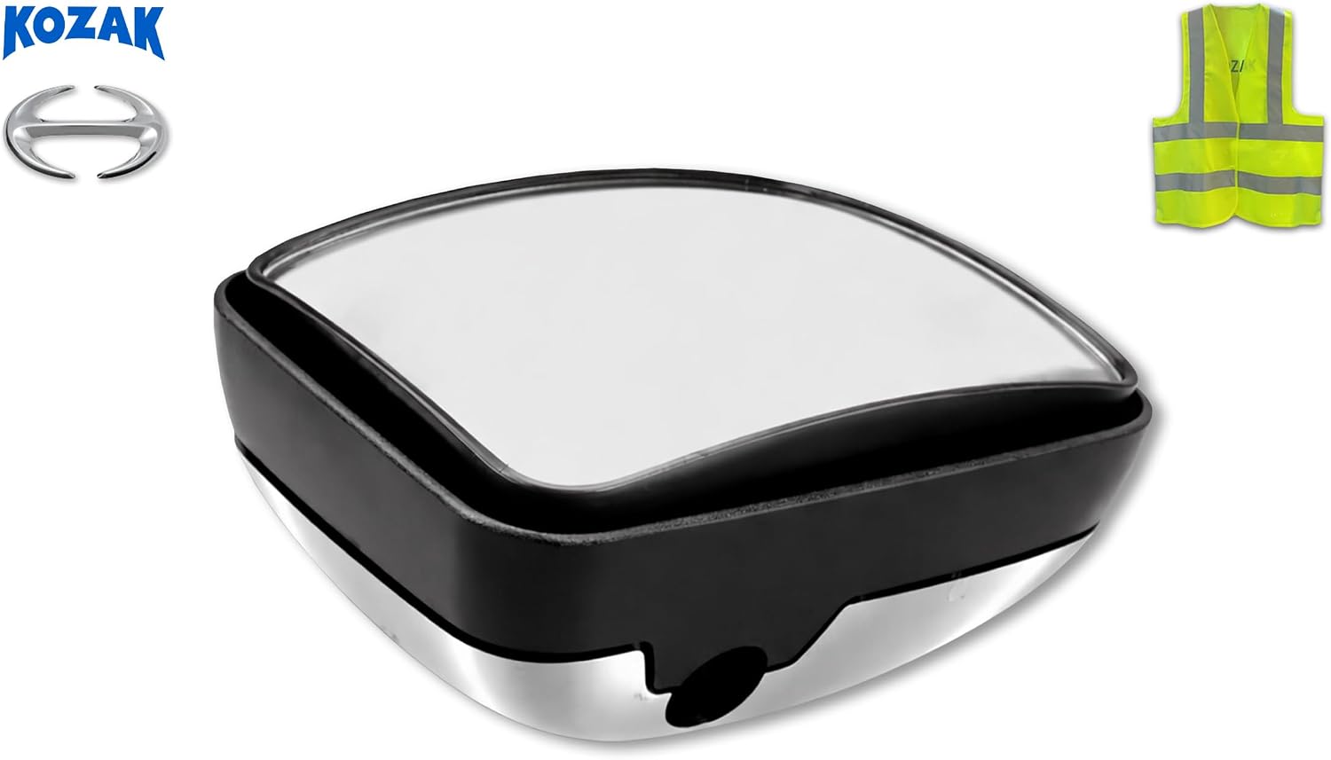 Small Bottom Rear View Wide Angle Door Mirror for Semi Truck Compatible with Hino 258 268 338 358