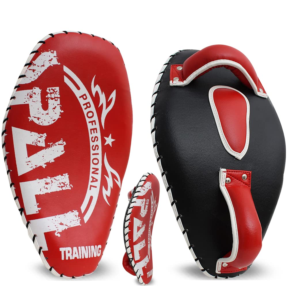 SPALL Boxing Pads Curved Punching Mitts Coaching Martial Arts Punching Hand Target Strike Shield For Boxing Muay Thai MMA Martial Art UFC Punch Mitts Training for Kids Men & Women