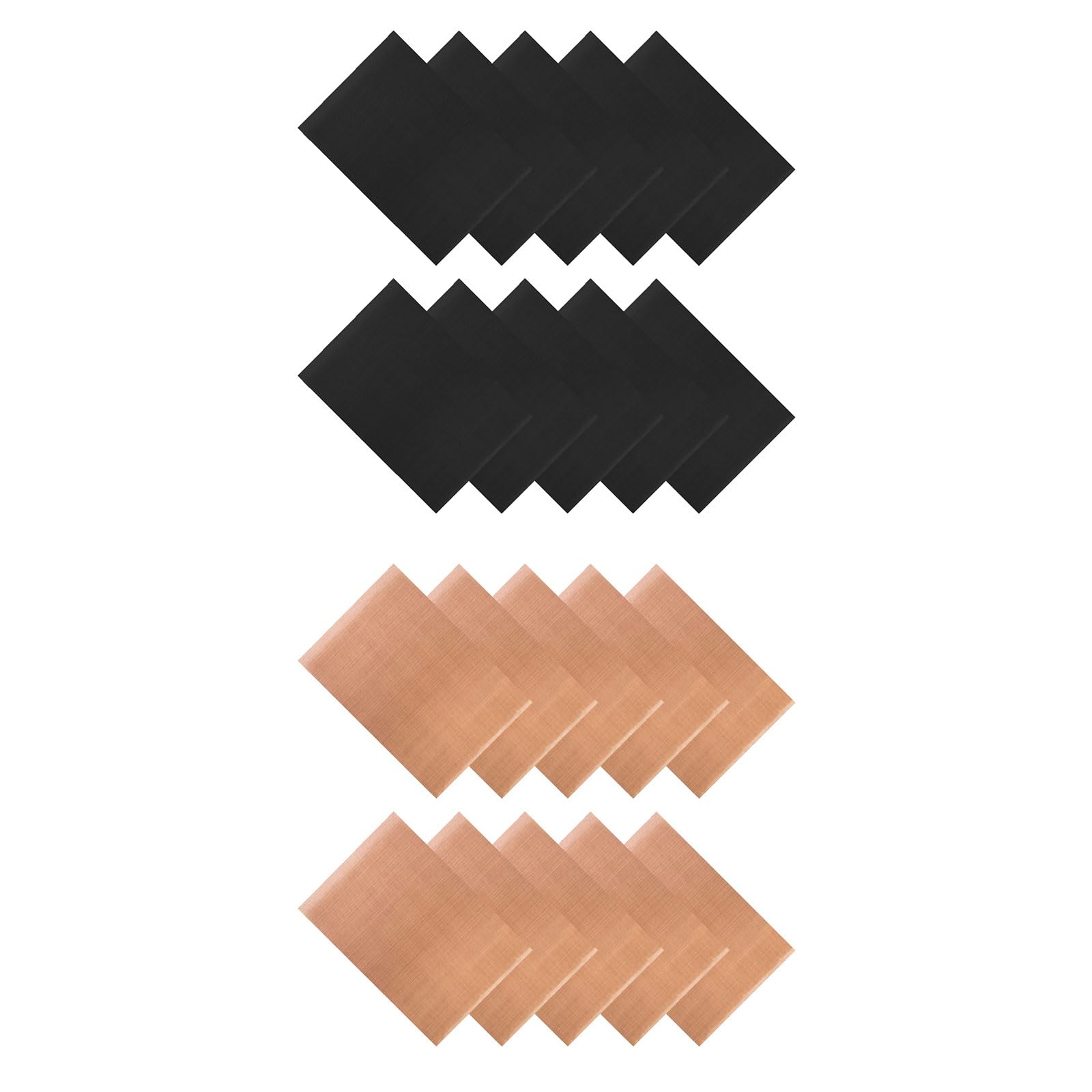 Lot de 10 tapis de cuisson anti-adhésifs en papier résistant à l'huile pour four