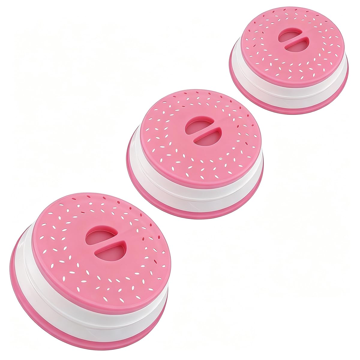 Set of 3 Collapsible Microwave Splatter Cover