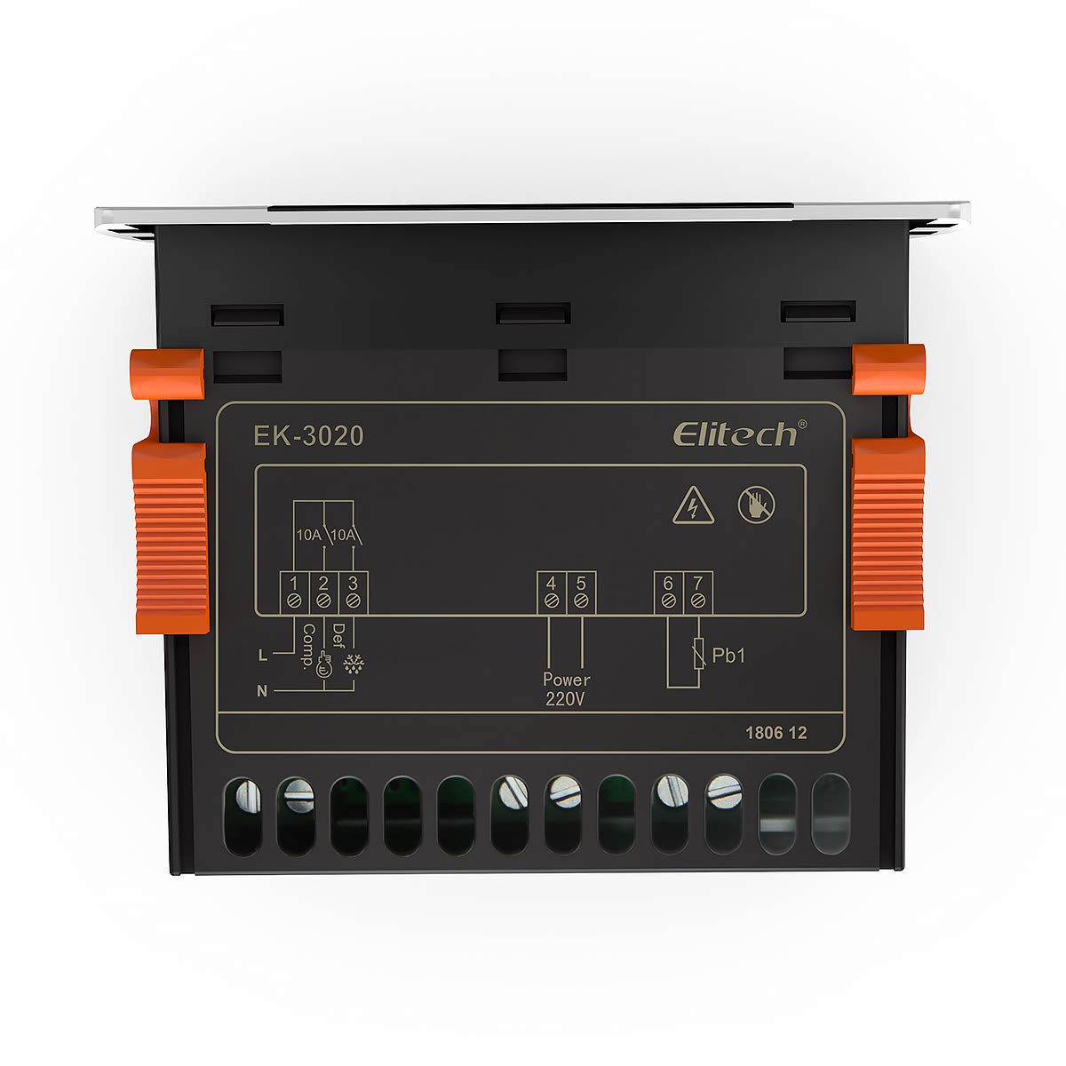 Régulateur de température numérique facile à utiliser avec écran tactile/Thermostat à 2 relais, contrôle en sortie refroidissement et décongélation, une sonde incluse