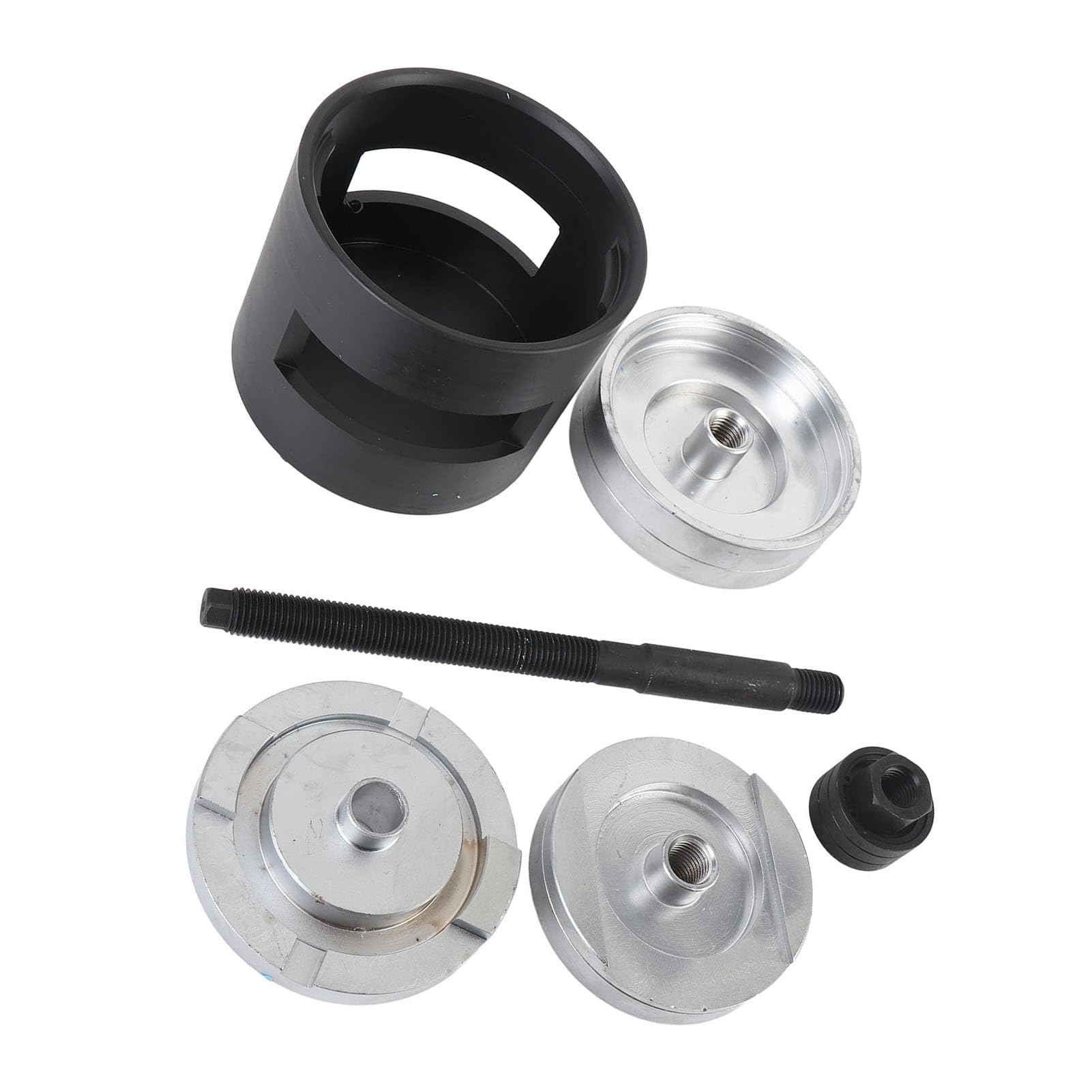 Generic Narzędzie do Montażu Tulei Tylnego Zawieszenia Premium do X5 E53 1999-2007, 6 szt. Zestaw z Wytrzymałego Metalu z walizką Przechowywania, Idealny dla Mechaników