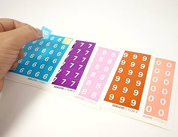 9.0 five 300 pieces from Kokuyo S & T number mix hard 6