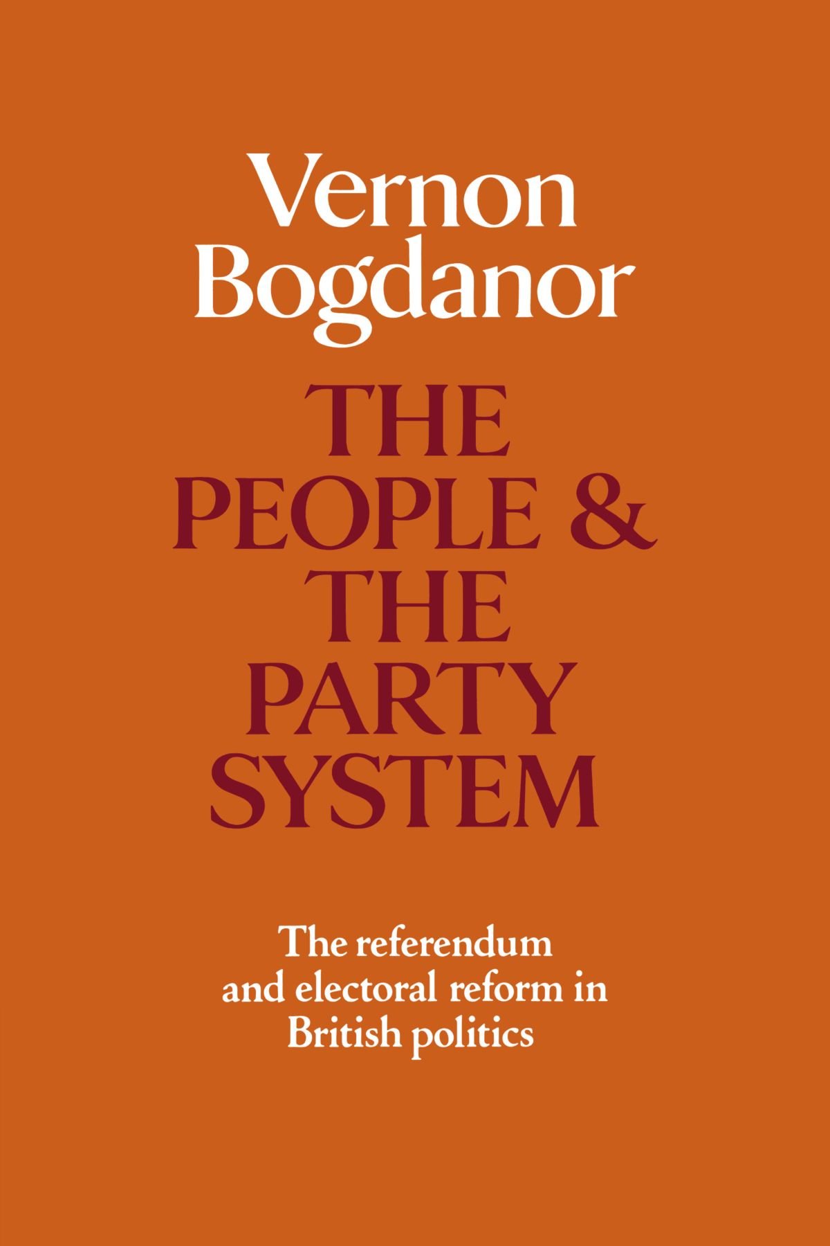 The People and the Party System: The Referendum. Bogdanor<|