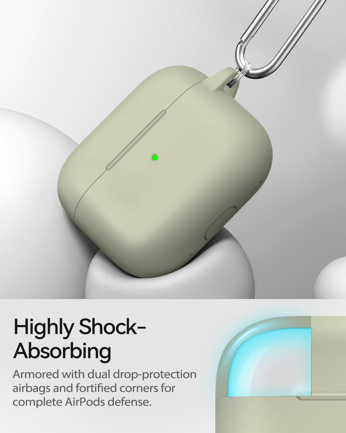 Etui do AirPods Pro 3, do AirPods Pro 3, AA2-Khaki