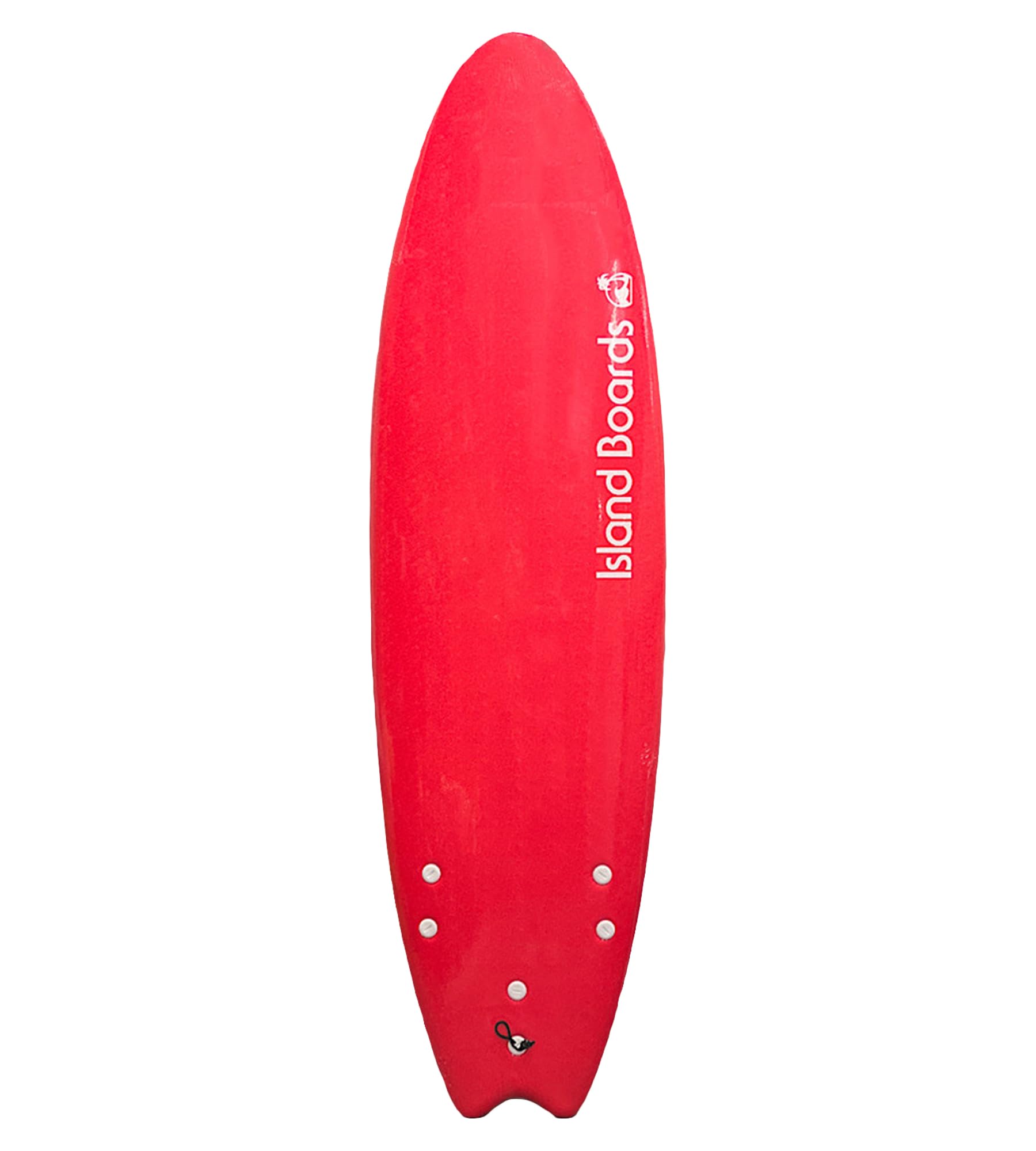 Island Water Sports Swallow Tail Softtop Surfboard Red 6ft6in