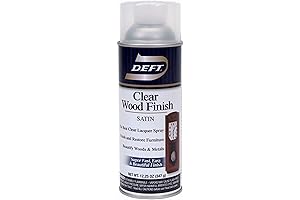 Deft Interior Clear Wood Finish Satin Lacquer, 12.25 Ounce Aerosol Spray