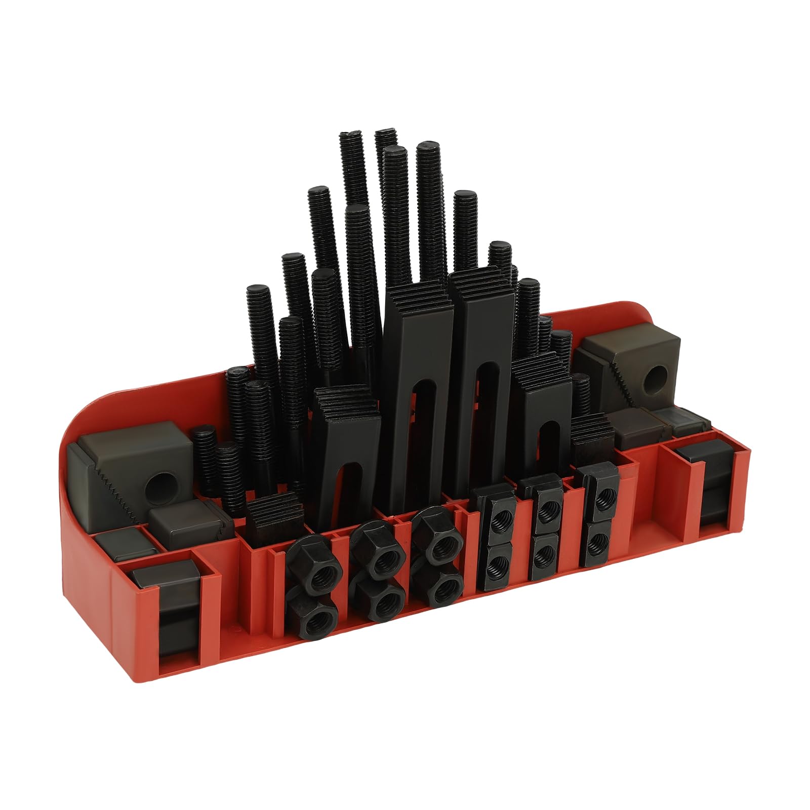 Deinungen 58Pcs M12 Milling Clamping Kit,Metric Engineering Precision Universal T-Slot Clamp Set For Cnc Milling Machine Lathe Workholding Toolroom Precision Engineering