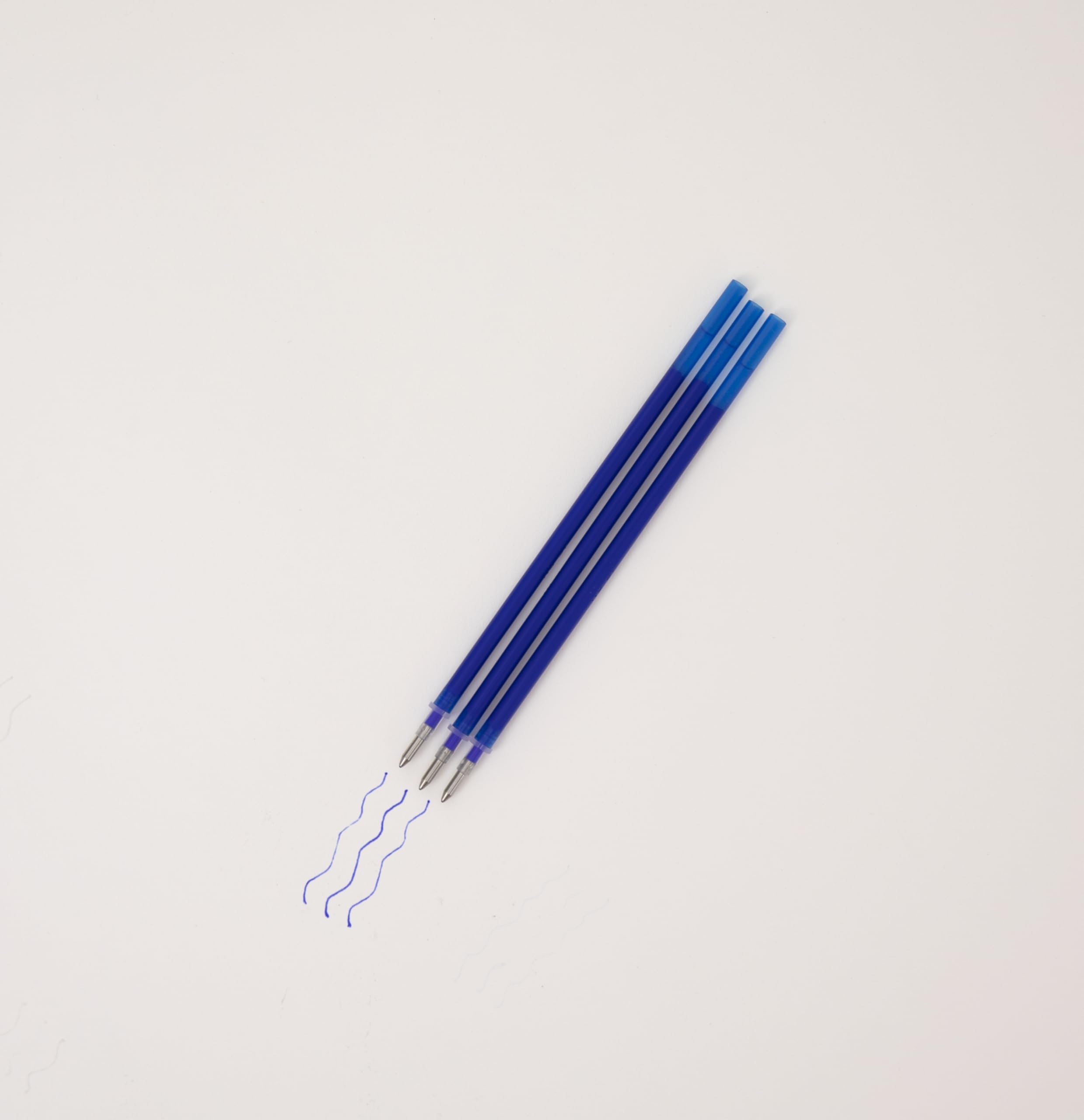 Mr. Wonderful - Juego de 3 recambios de tinta para bolígrafos borrables - Azul - Tinta de gel termosensible - Recambios de boli