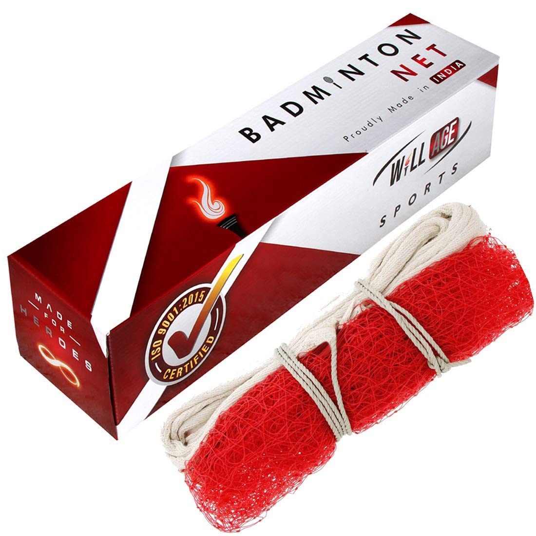 Willage Nylon Badminton Net 4 Side Cotton Tape (ISO 9001-2015 Certified),Practice Net Court Net, Badminton Nets (B08HV88WBN) Amazon Price History, Amazon Price Tracker