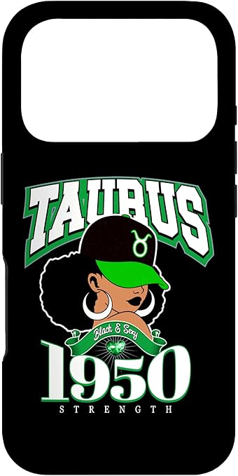 Taurus 1950 Melanated Skin Zodiac Traits Queen Diva Case for iPhone 17 Pro