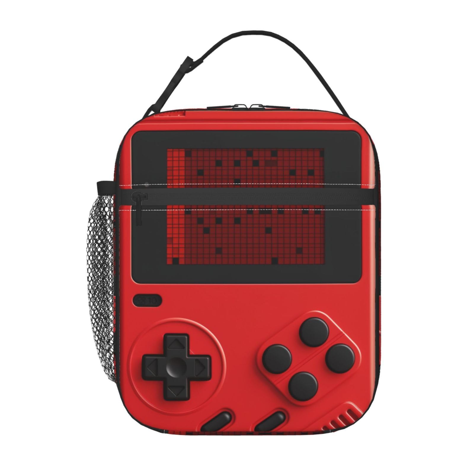 cromcu Insulated Lunch Box for Boys Girls Kids Video Game Lunch Box for Work,Picnic,School,Travel,Hiking,Beach or Fishing Polyester Game Console Theme Lunch Bag — image 1
