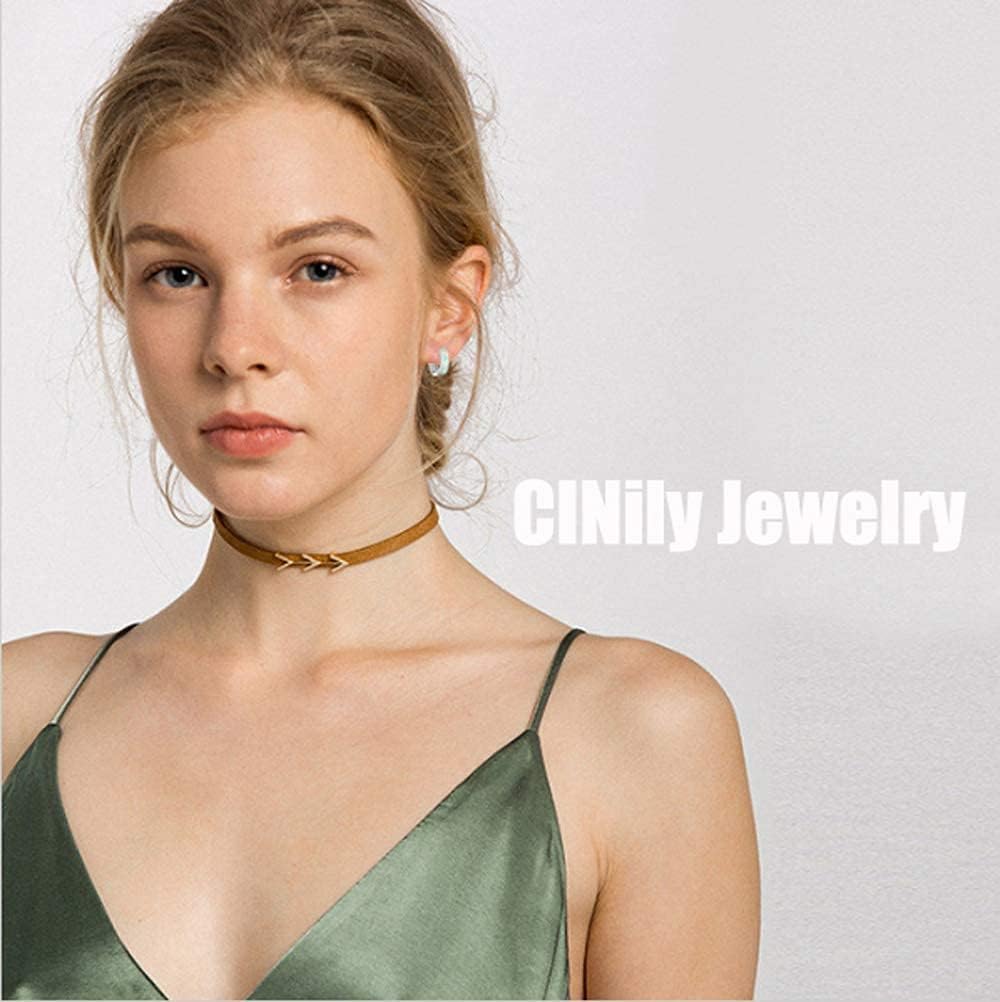 CiNily Huggie Earrings Opal Hinged Hoop Earrings Gold Plated Hypoallergenic Small Hoop Earrings for Women Teen Girls Men Sensitive Ears - Image 5