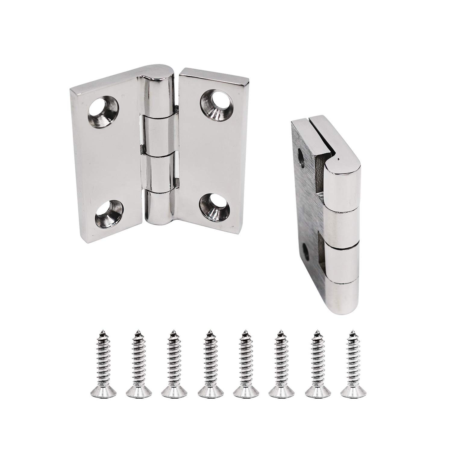 Buy Yanyu 2 Pcs 2" x 2" Boat Hinge Heavy Duty Flush Mount Hatch Hinge