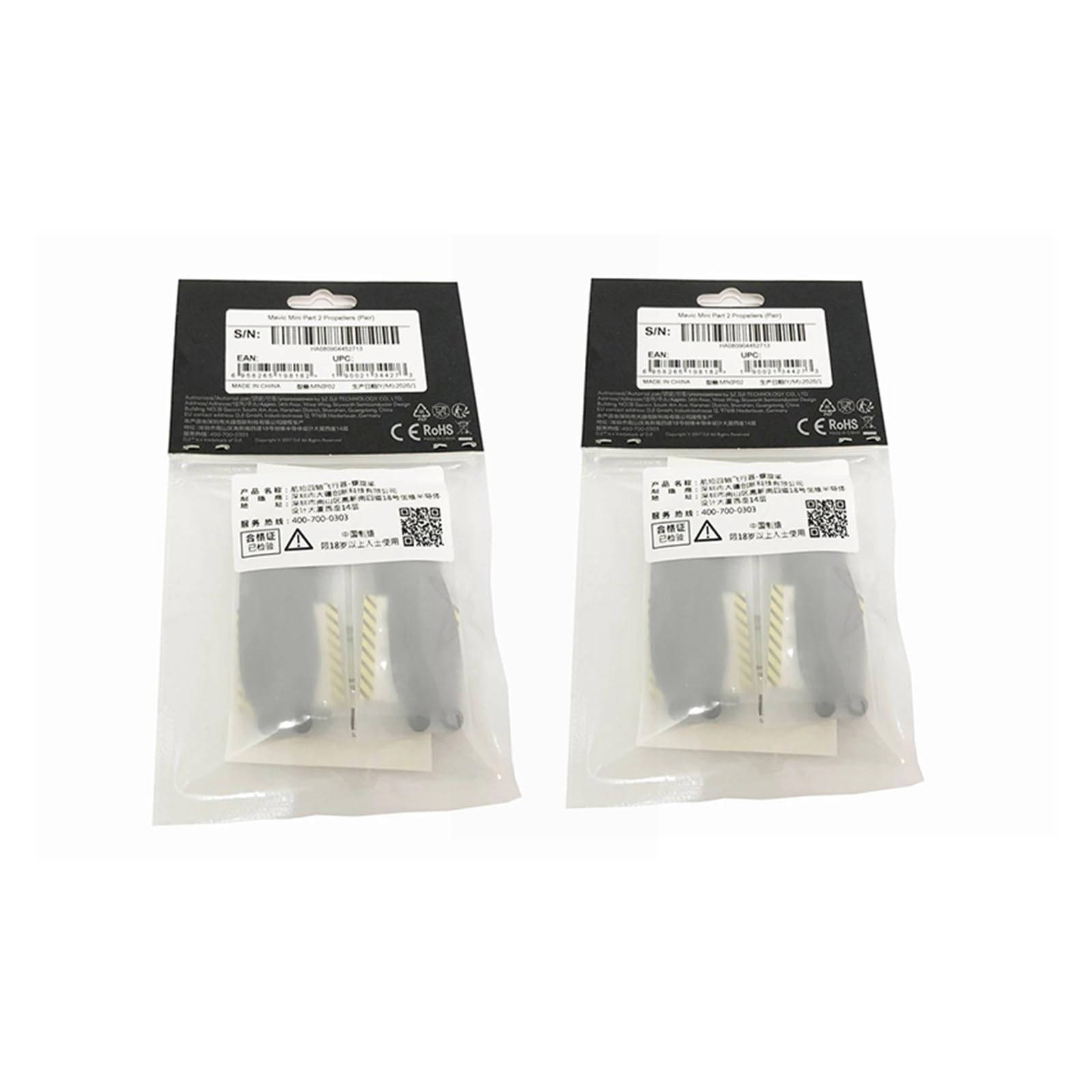 SeiZed Hélices Originales for D-JI Mavic Mini hélice con Tornillos Repuesto Repuesto 8 uds/1 Juego (Color : 2 Set)