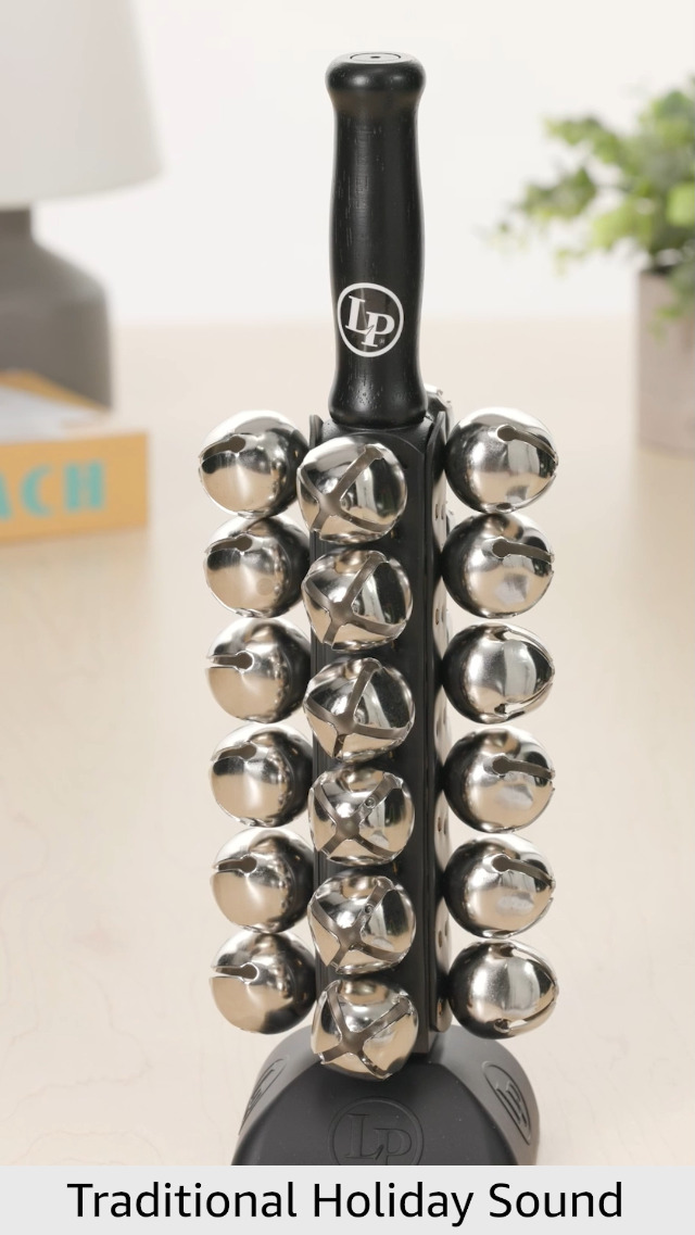 Amazon.com: Latin Percussion Sleigh Bells with Base, Black (LP3724