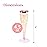 Prestee Set of 24 Plastic Champagne Flutes Disposable - Silver Glitter Pink Champagne Glasses with Rose Gold Rim, Elegant Toasting Cups for Weddings, Cocktail Parties, New Year\'s Celebrations
