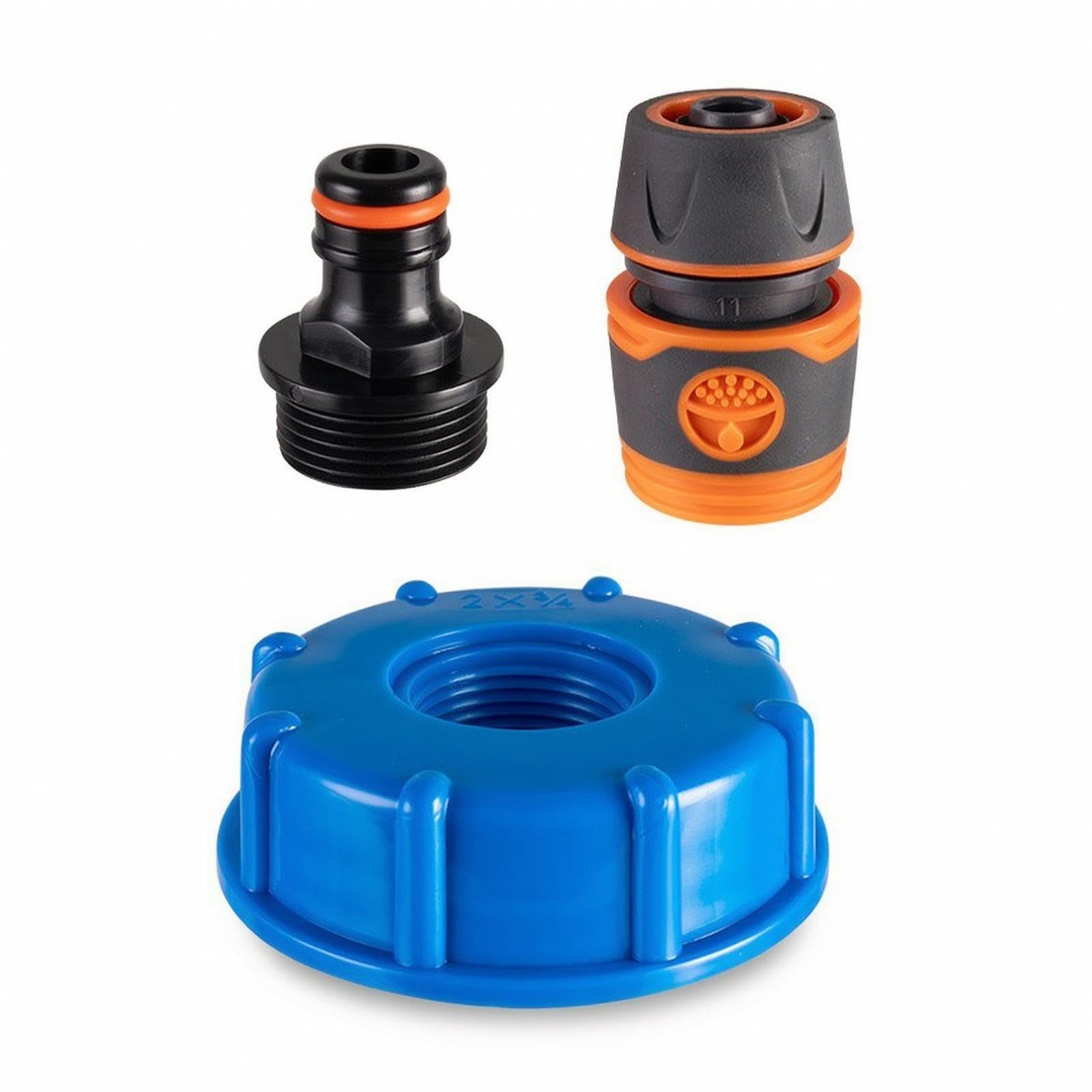 Water Tank Filler Cap with Instant-Coupling Threaded Water Tank Refill Connector Leak-Proof for RV Owners, Campers, Campsites Blue Cap a-picture-12