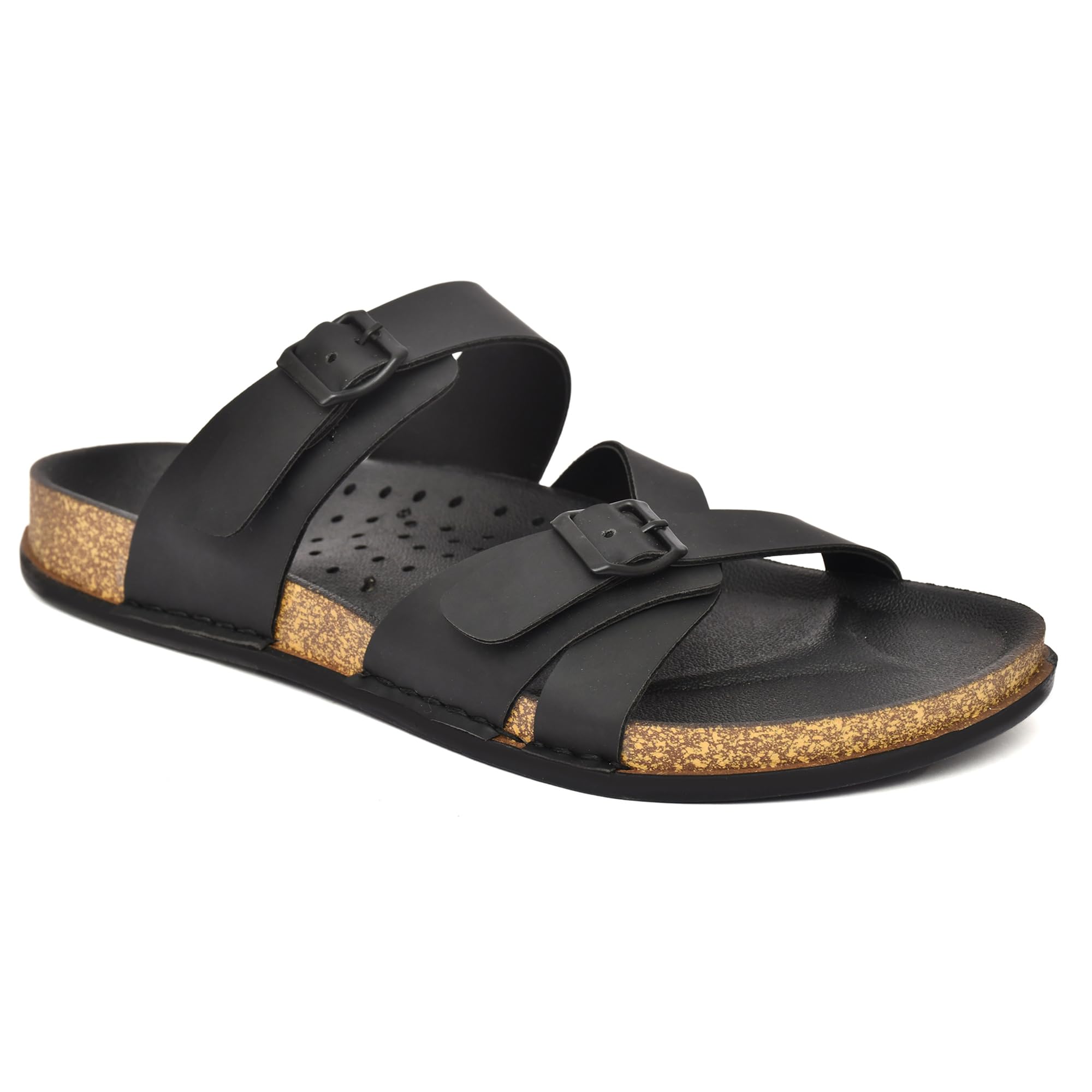 Royal Cruzz Casual Black Sandals for Mens (B0DFQ9RXNY) Amazon Price History, Amazon Price Tracker