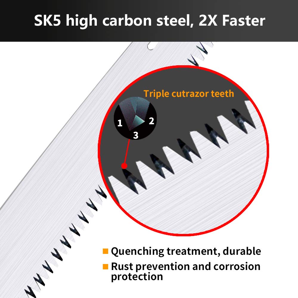 JRF Heavy Duty Straight Hand Pruning Saw 12