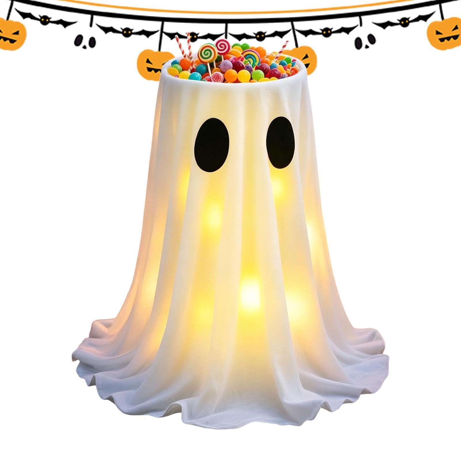 Decorazioni Fantasma Halloween da Esterno Decorazione da Terra a LED con 8