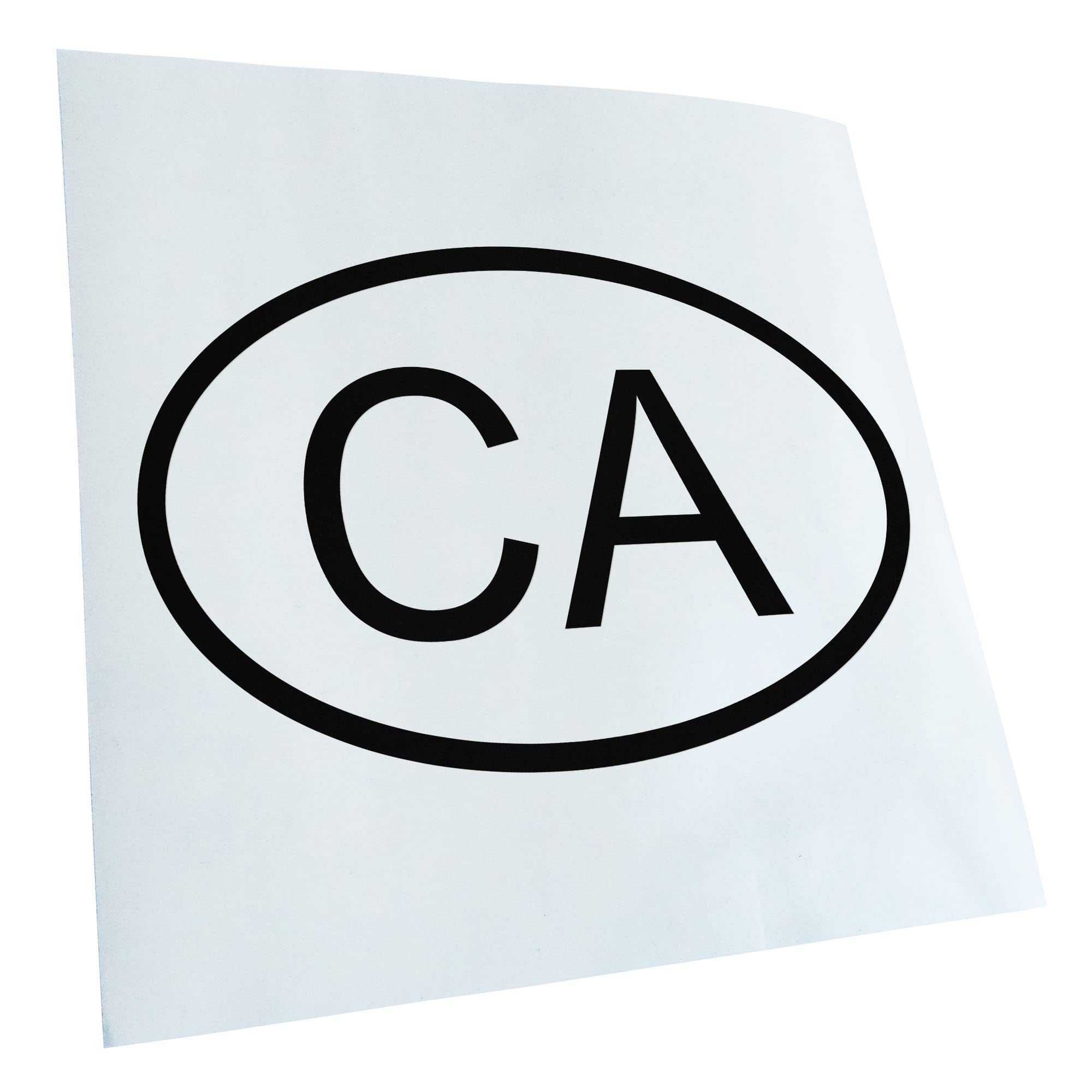 Kiwistar - Car Sticker - Black - 50 x 33 cm Canada CA - Rear Window Car Sticker Weatherproof for Car Truck Moped Truck - Sticker Exterior Self-Adhesive Tuning Accessories for Window Vehicle Window