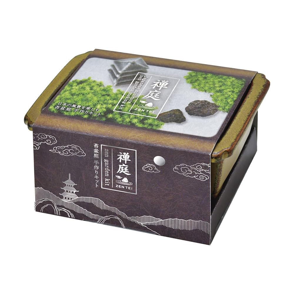 Amazon.co.jp: ITANSE 禅庭 ZEN GARDEN 三重塔 4個セット 苔盆庭