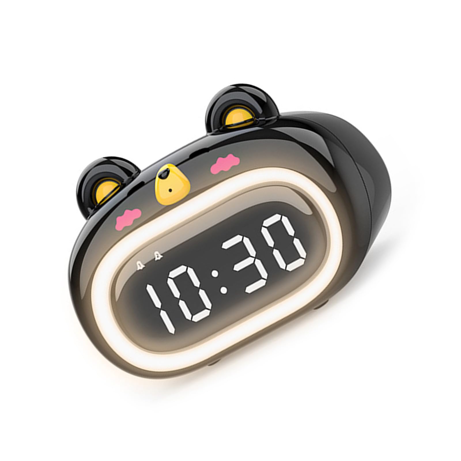 Tsophreniq Visual Countdown Bear Timer Alarm Clock Mode ABS Kitchen Essential for Home Bear Shape Visual Clock