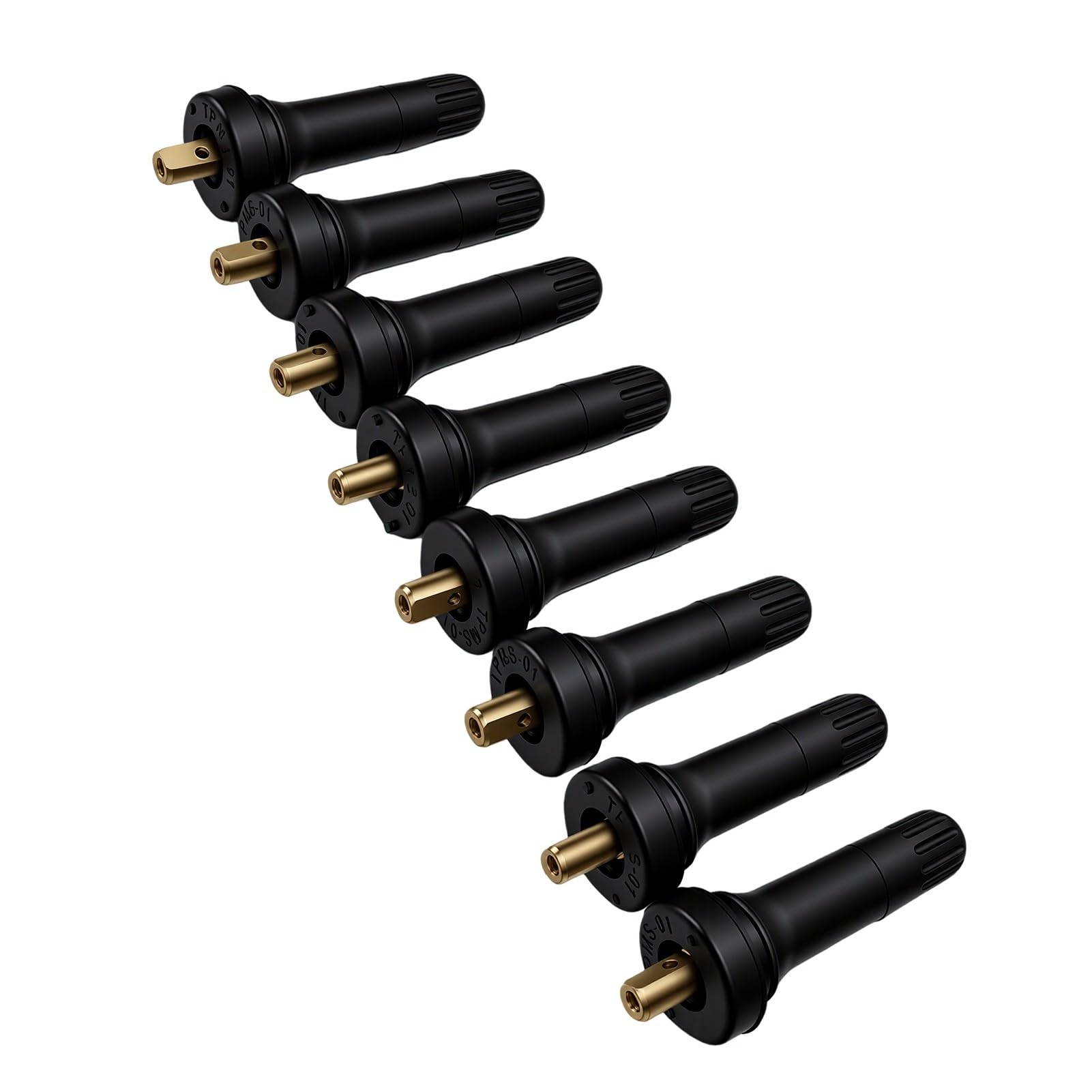 Paquete de 100 Vástagos de Válvula de Neumático, Kit de Vástago de Válvula de Sensor de Presión de Neumáticos, Reemplazo de Caucho para G5 2007-2010, G6 2008-2010, G8 2008-2009
