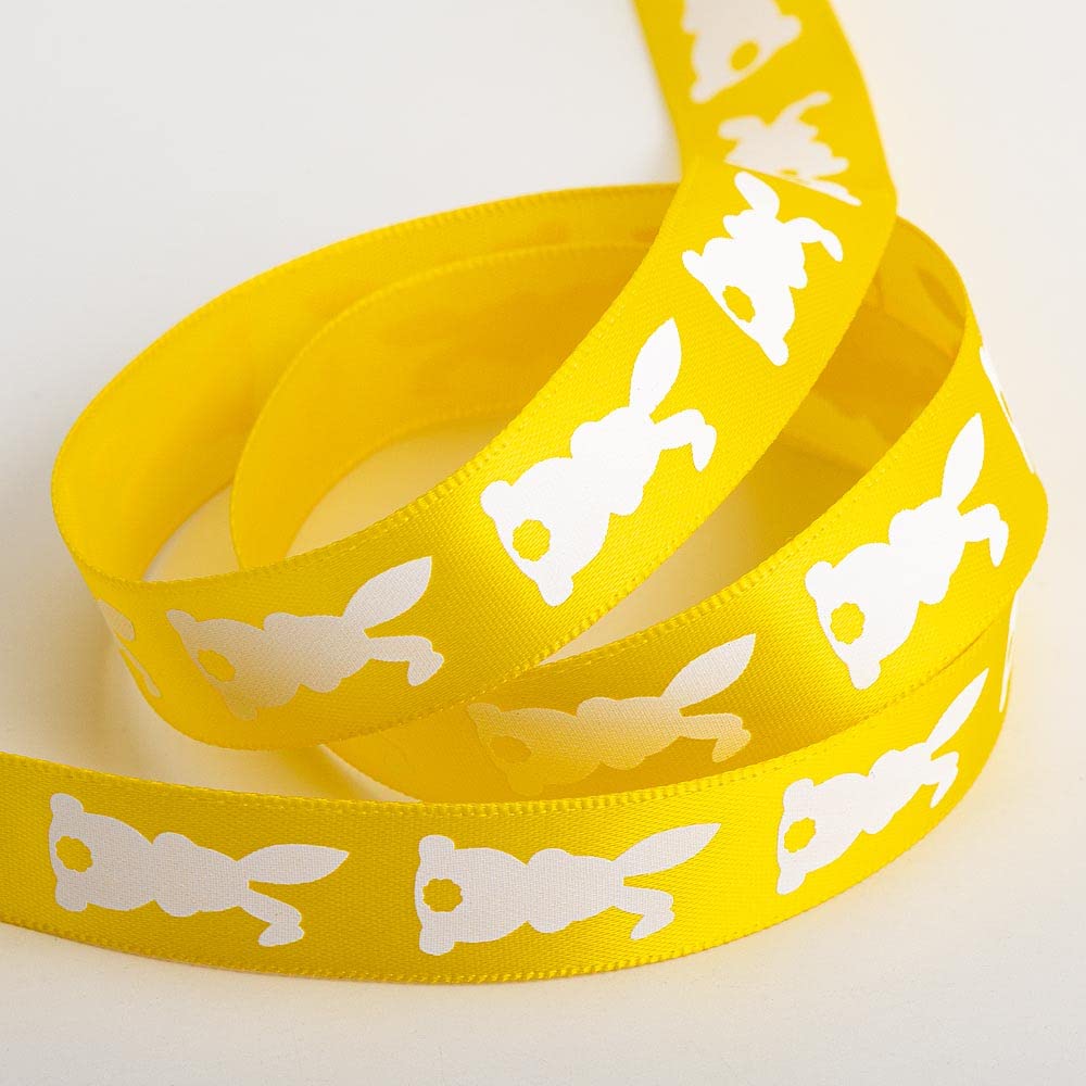 Italian Options Easter Bunnies Printed Ribbon (16Mm X 5M)