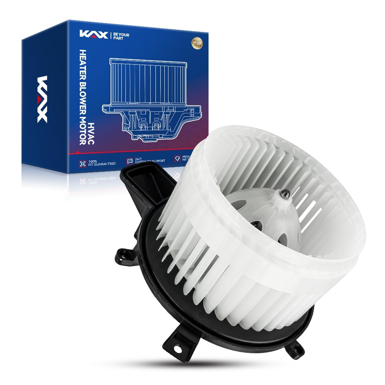 Photo 1 of KAX AC Blower Motor Compatible with Grand Cherokee 2011-2019, Grand Caravan 2008-2020, Durango 2011-2019, Town & Country 2008-2016 - HVAC Heater Blower Motor Replaces# 75842