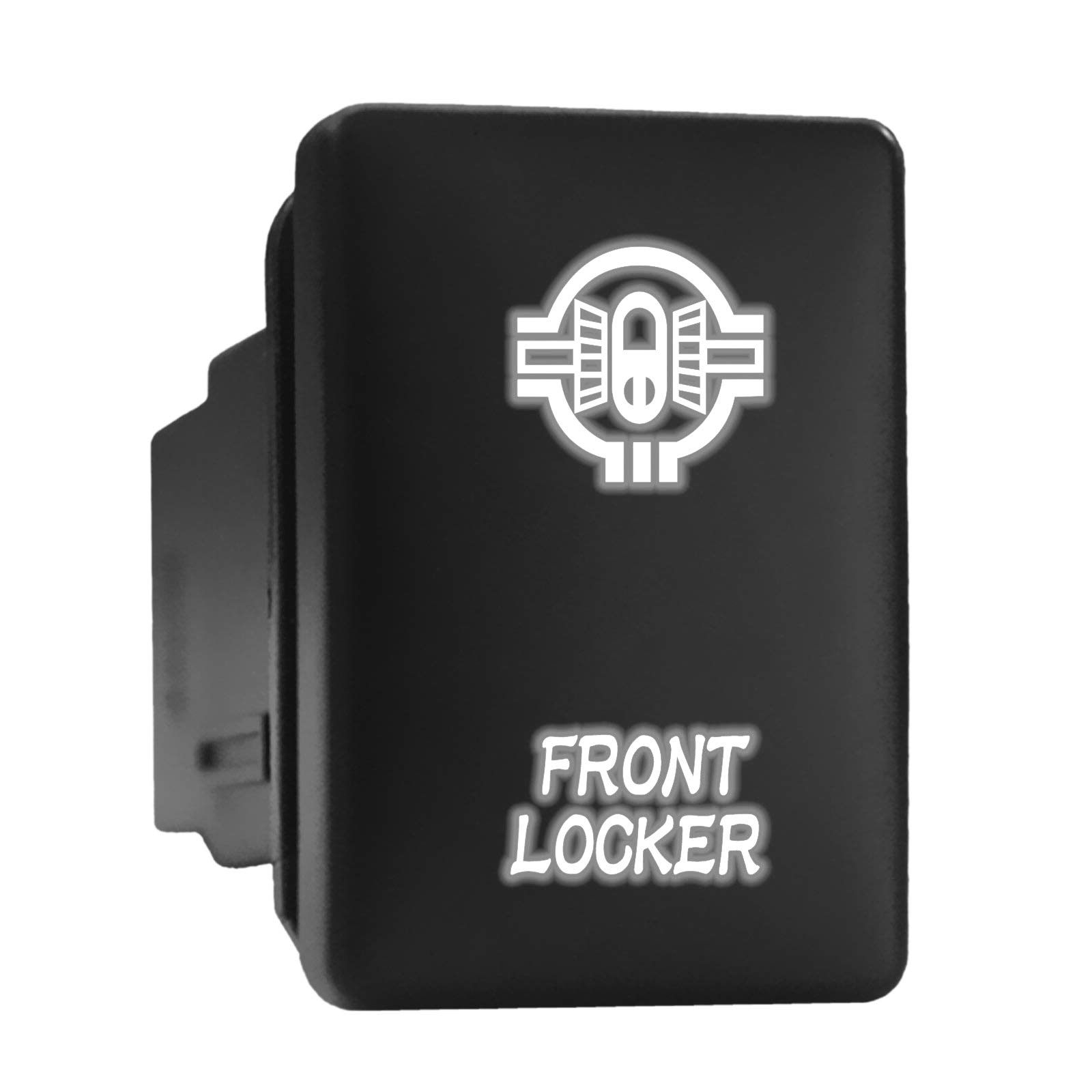 Front Locker Symbol Modern Model Push Button Compatible with Toyota (/ Surface Size 1.28 x 0.87 inches)