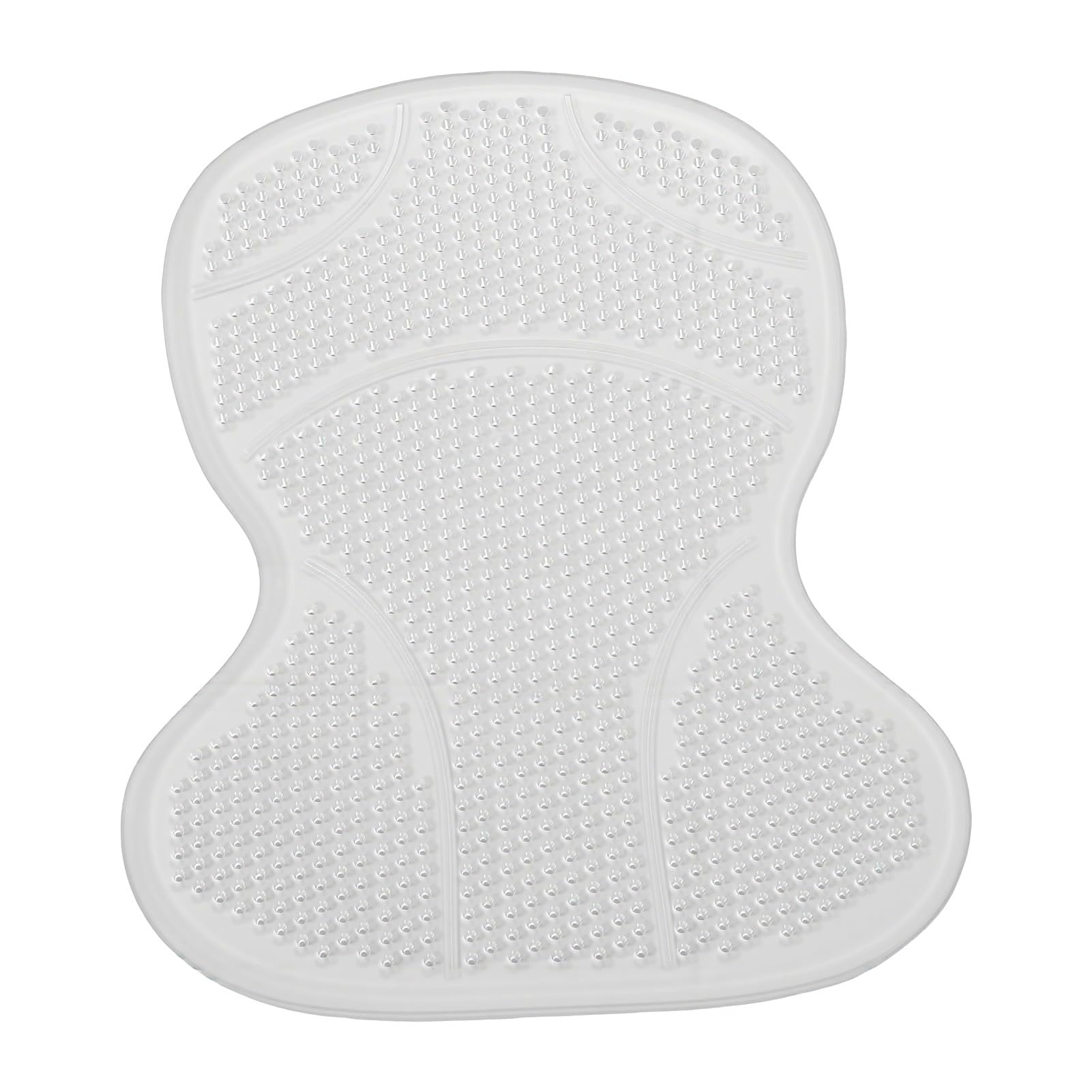 Sottosella per Cavallo in Silicone con Design Ergonomico per Assorbimento degli Urti e Distribuzione del Peso Ideale per attività Equestri 52,3x41,5 Cm