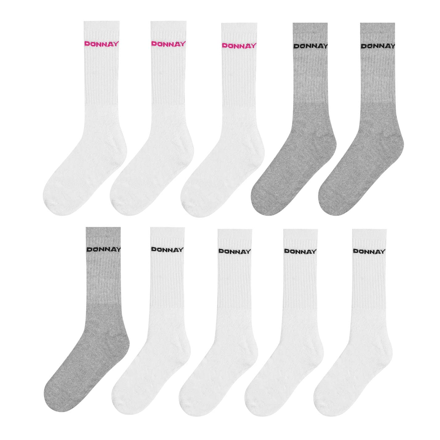 Donnay Kids 10 Pack Crew Socks Junior