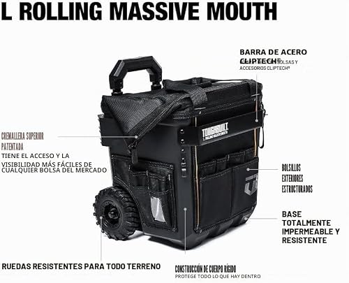 Miniatura 3 de Toughbuilt Ct-61-14 - Bolsa De Herramientas Grande Con Boca Grande De 350 Mm