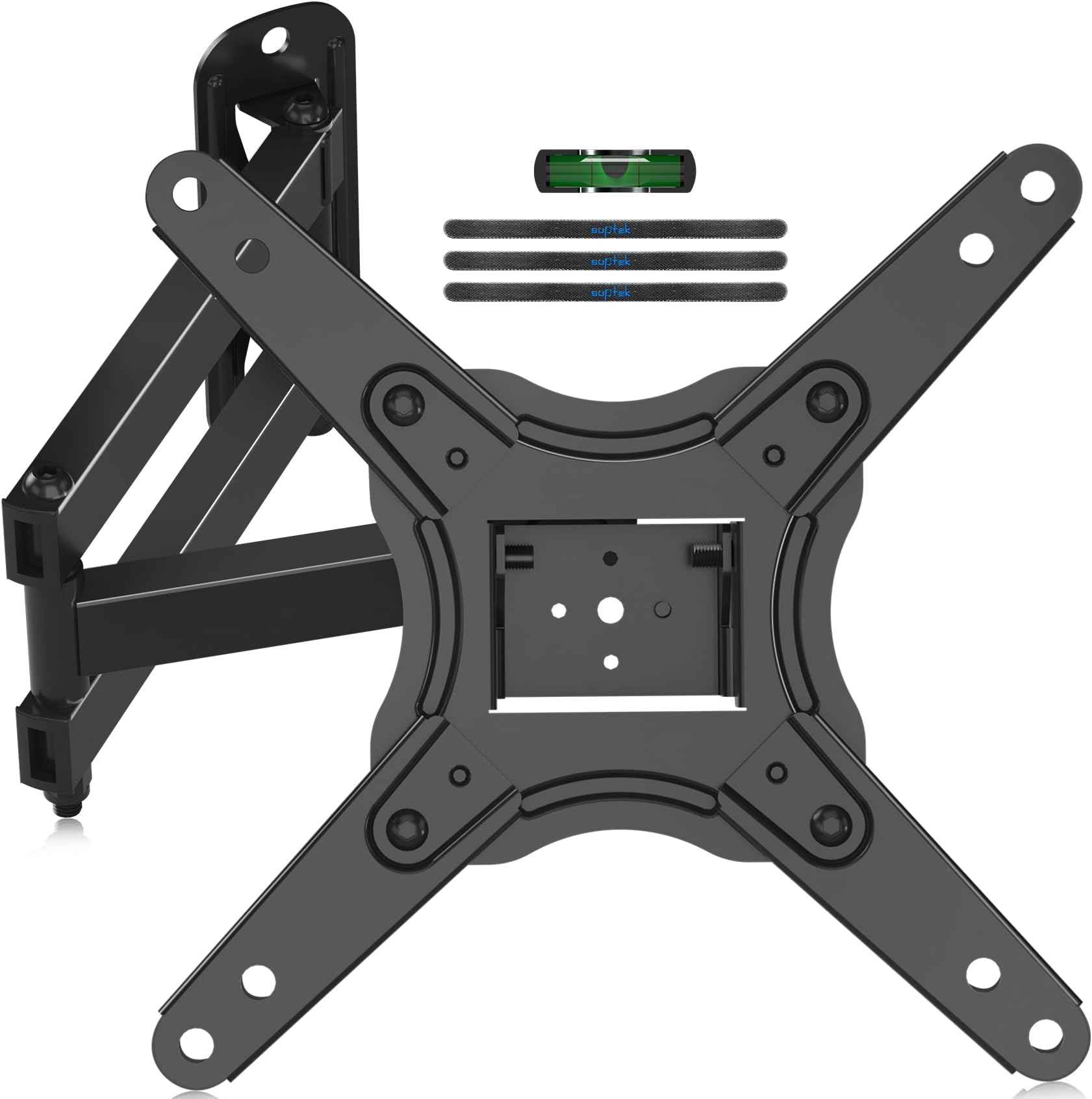 Suptek TV Wall Bracket for 13-43 inch TVs up to 20kg, Full Motion Monitor Wall Mount with Rotate Swivel Tilt & Extended Articulating Arms, Max VESA 200x200mm MA1345