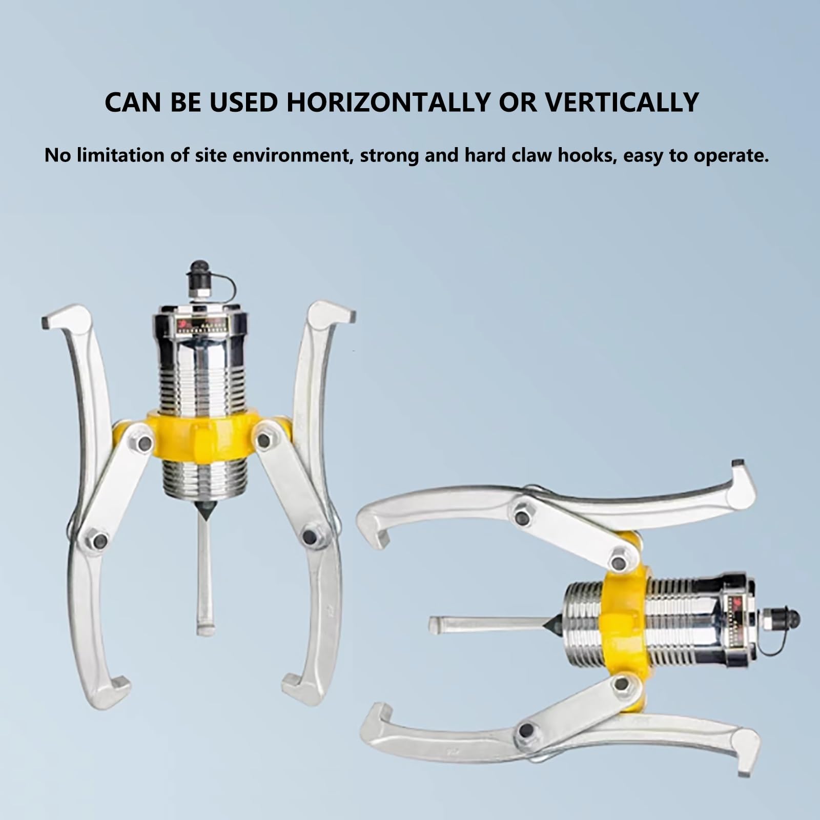 Hydrauliczny zestaw ściągaczy do łożysk z pompką ręczną do usuwania na duże odległości, nośność 50 T/49.9 kg