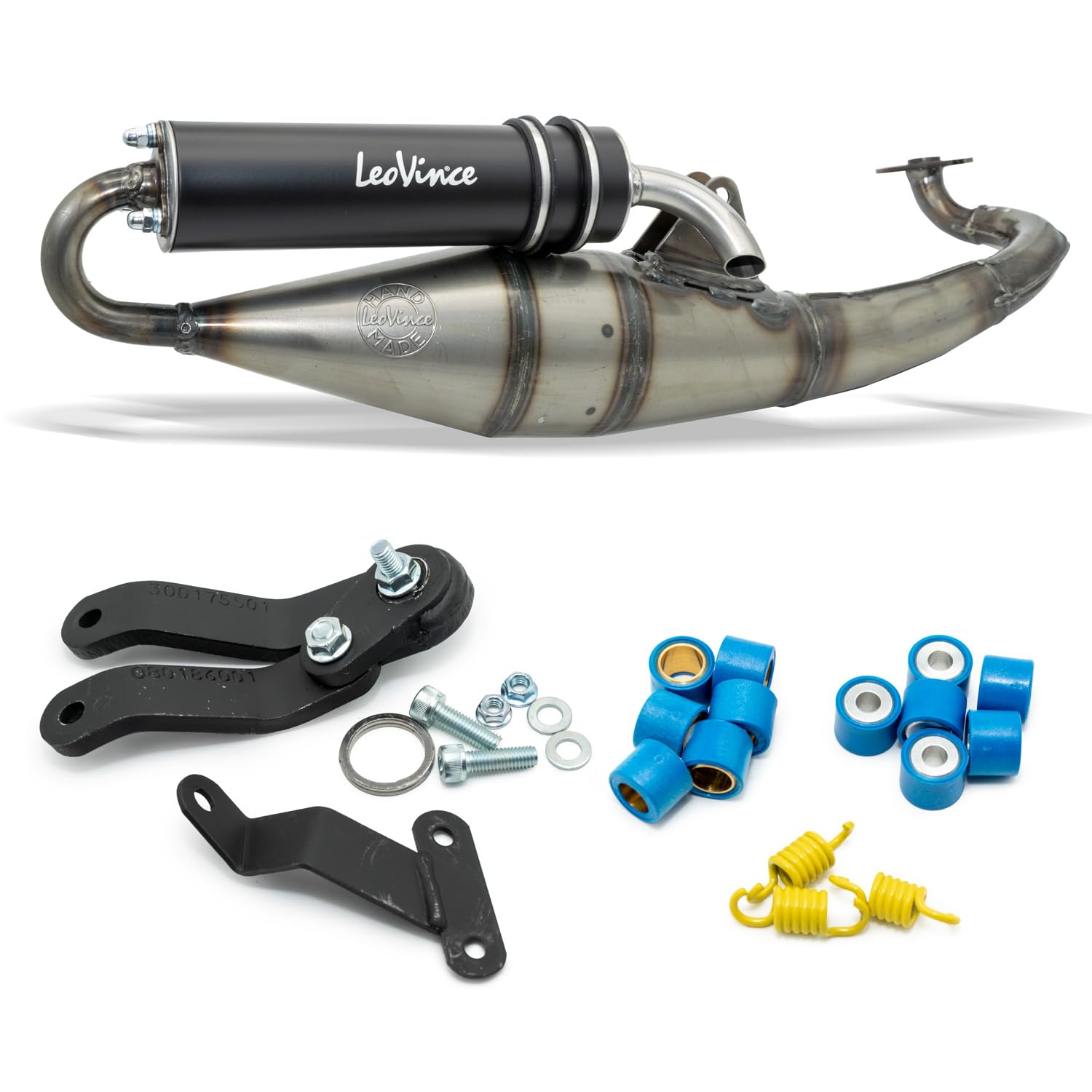 Auspuffanlage LeoVince Komplettanlage HAND MADE TT Black Edition