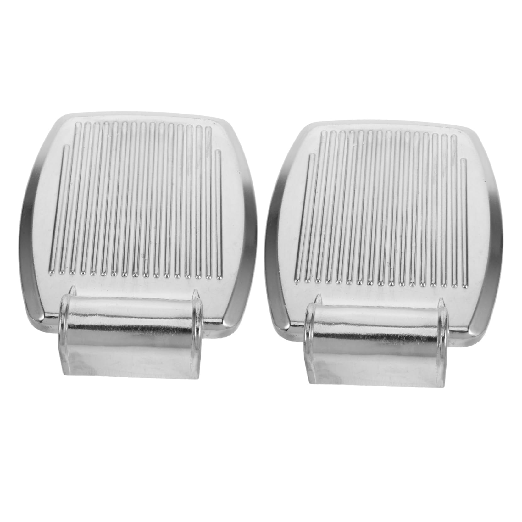 2 Pezzi Poggiapiedi Per in Alluminio 19 Mm Pedana Regolabile Per Scooter Per Anziani Facile Installare e Versatile Per Uso Domestico