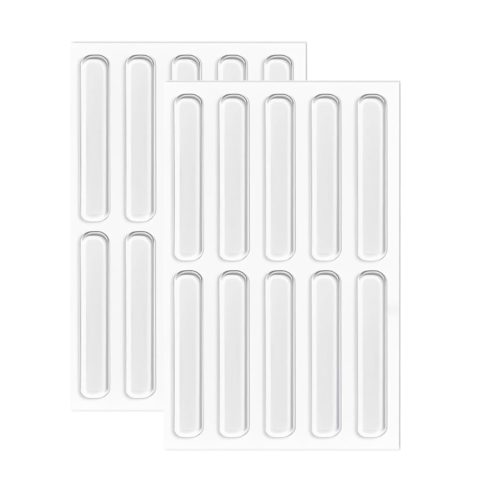 20 PCS door Stoppers, Slam Silencer, Bumper Pads, Furniture Bumper Strips for Kitchen, Cabinet, and Cupboard
