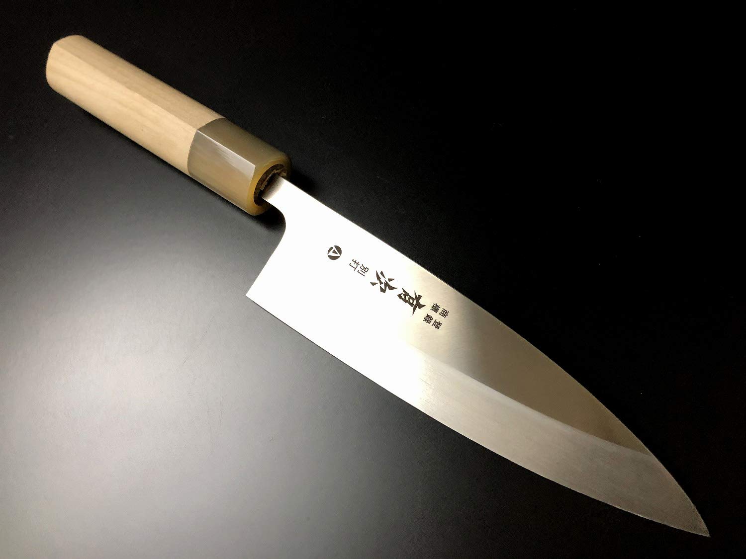 有次 京都 切付 ペティナイフ 135mm 包丁 日本鋼 全鋼 研ぎ済 炭素鋼