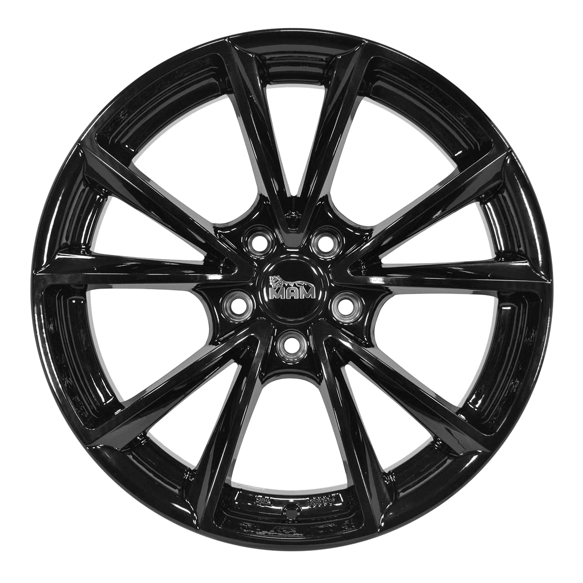 MAM A5 8JX18 5/112 ET45 66.6 BLACK PAINTED Llantas de aluminio