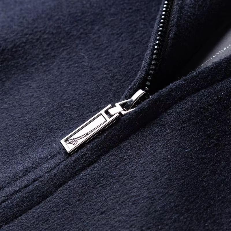 Men's Spring Wool Tweed Jacket Business Casual Wear4