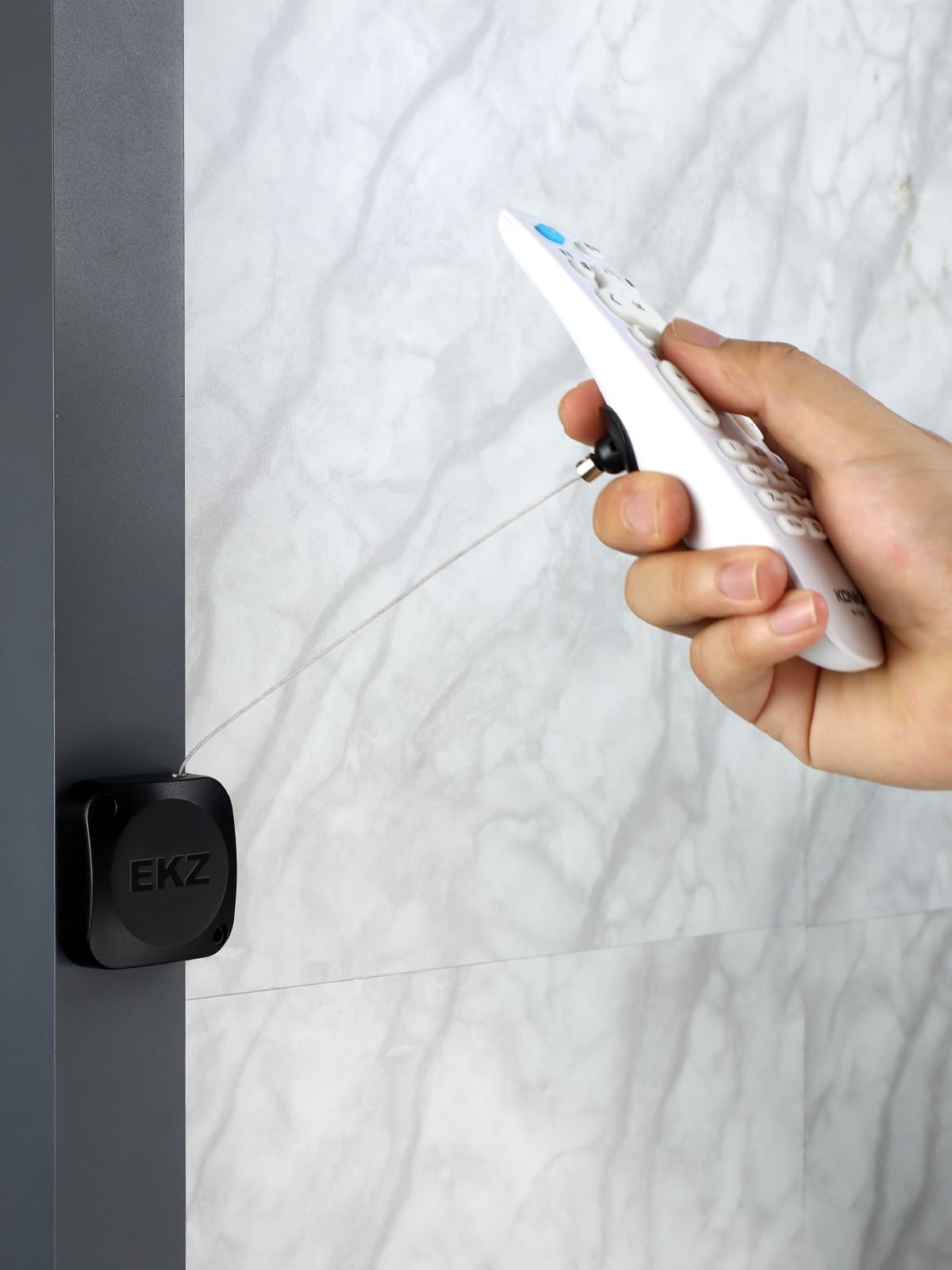 Tv Remote Finder Housoutil Retractable Remote Control Tether Security Cable  With... Remote Rescue Retractable