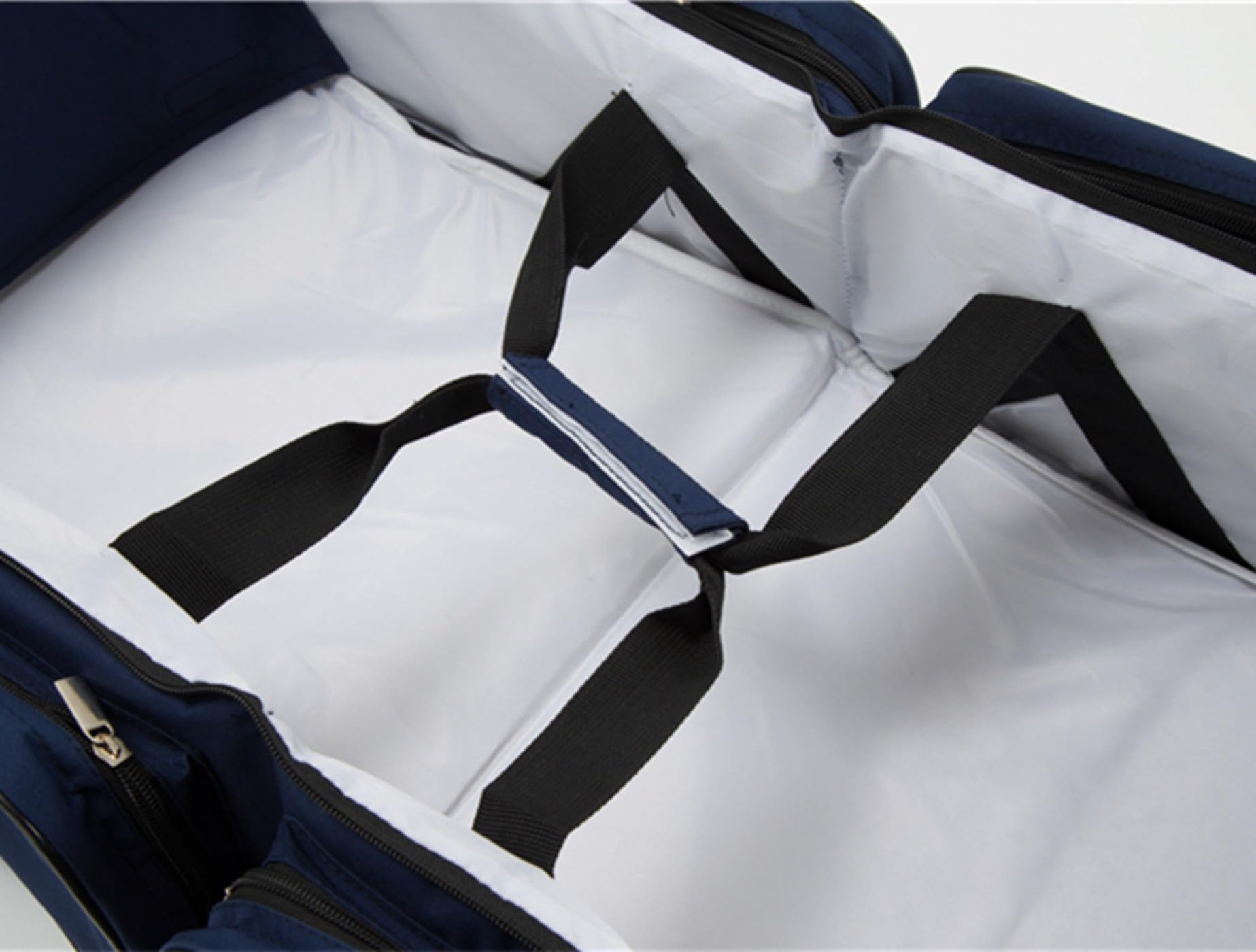 3-in-1 tragbare Wickeltasche mit faltbarer Wickelstation – multifunktionaler Babypflege-Organizer mit Aufbewahrungstaschen, reisefreundlich (blau)