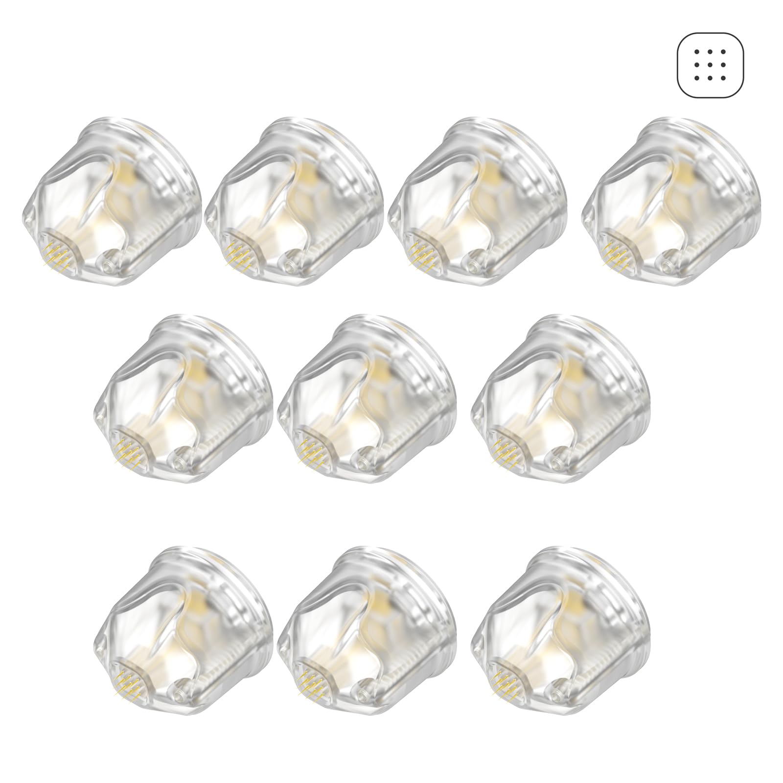 10 Stück Q1S/Q2 Cartridges 9 Pins für die Behandlung von kleinen, lokalen Hautproblemen wie Aknenarben - Authentische Ersatzkartuschen fit Q1S/Q2 (10 Stück, 9 Pins)