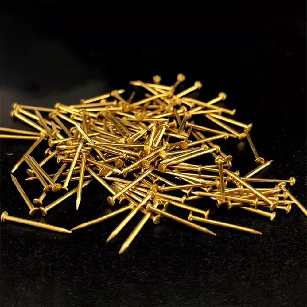 Chiodi in Rame per Modellismo di Barche a Vela Classiche, Testa Appuntita, 0,7 x 12 mm, Confezione da 300 g