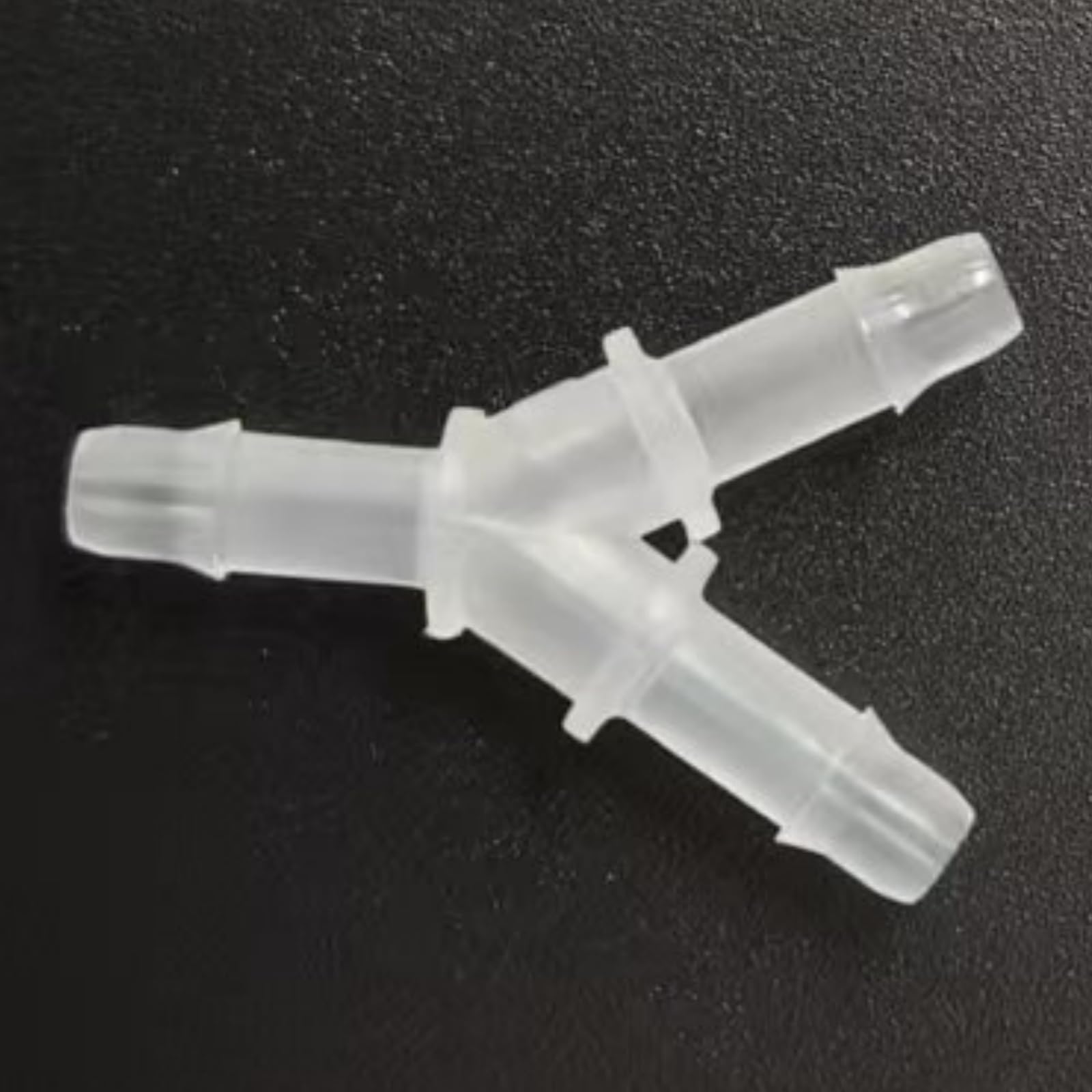Manguera de púas de 3 vías, 100 adaptadores de manguera de polipropileno para laboratorio, maquinaria de alimentos y uso en acuarios, 9,6 mm, 4,8 mm extendido